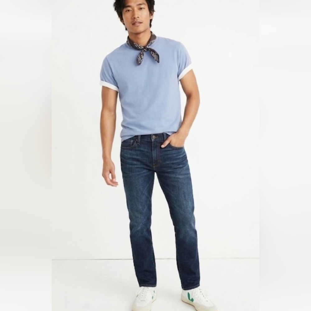Madewell Classic Slim Everyday Flex Jeans in Riverly Wash Men Size 31×32
